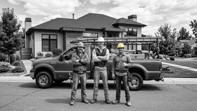 Roofers Missoula crew installing shingles on a residential roof